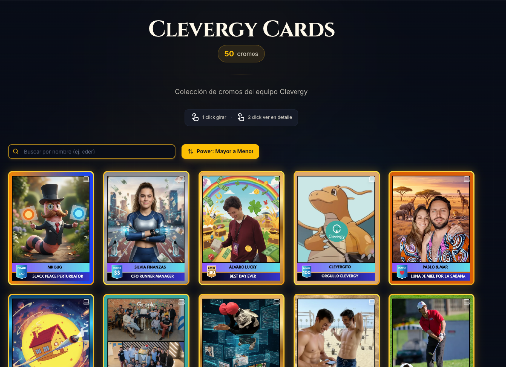 Clevergy Cards: La Colección de Cromos del Equipo